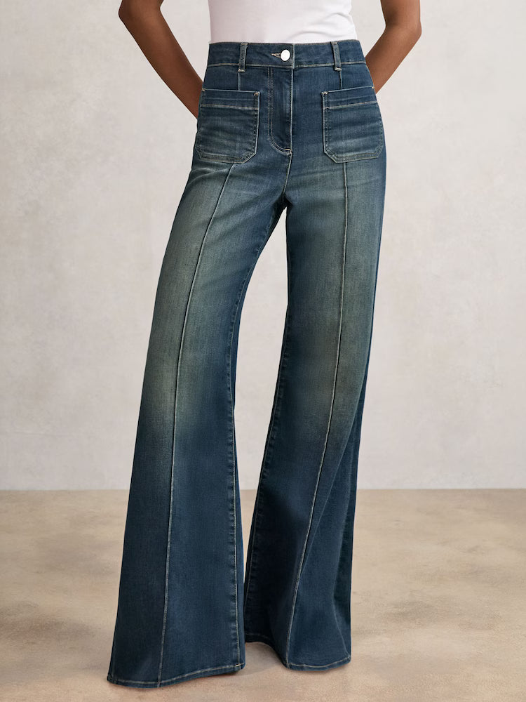 Versatile Fit Denim Jeans Women