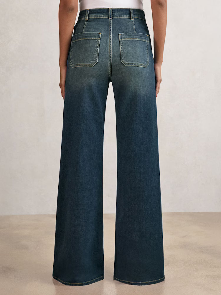 Versatile Fit Denim Jeans Women