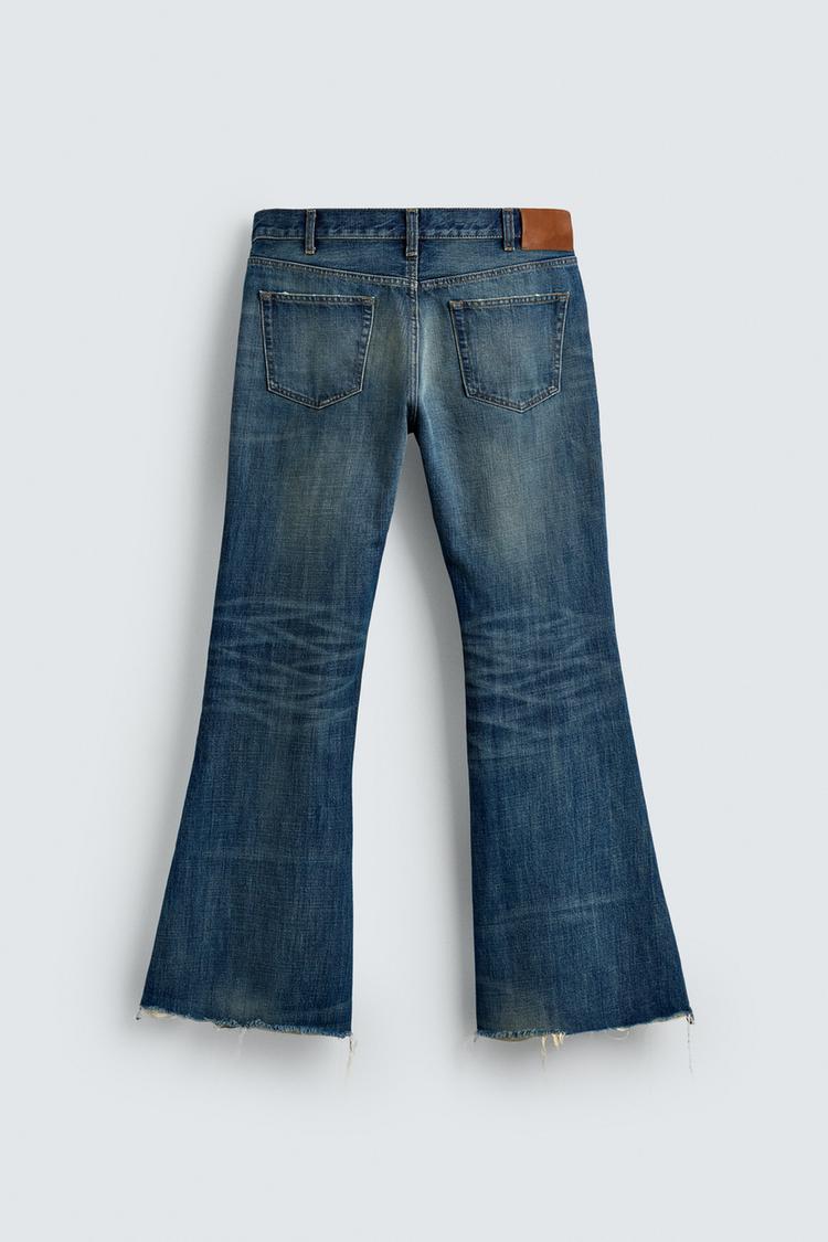 Flared Fit Denim Jeans Men