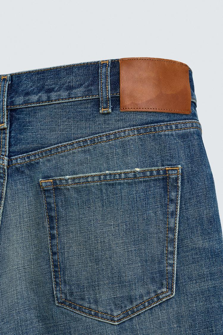 Flared Fit Denim Jeans Men
