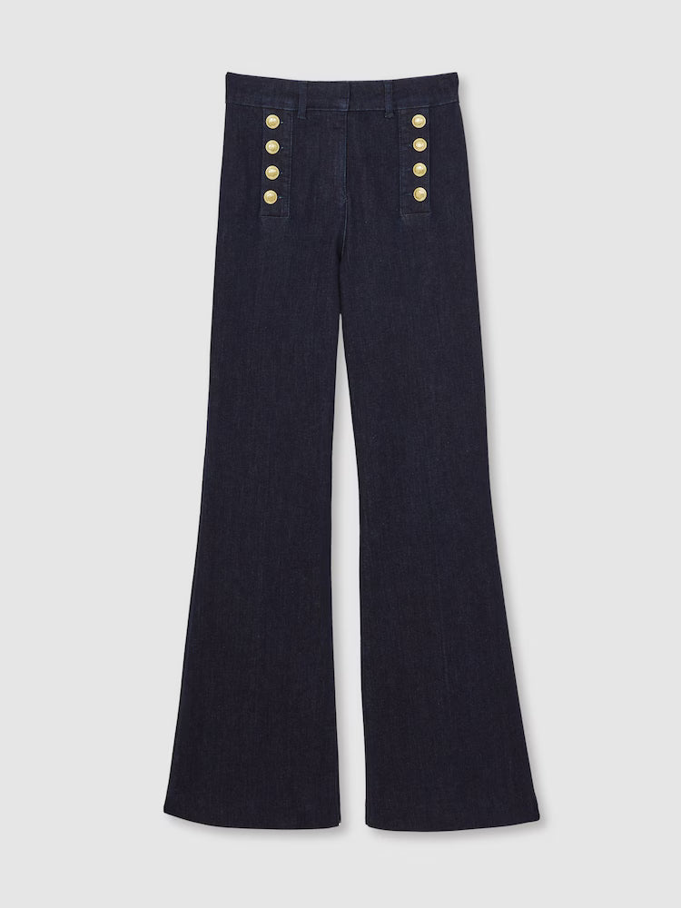 High Waisted Bell Bottom Fit