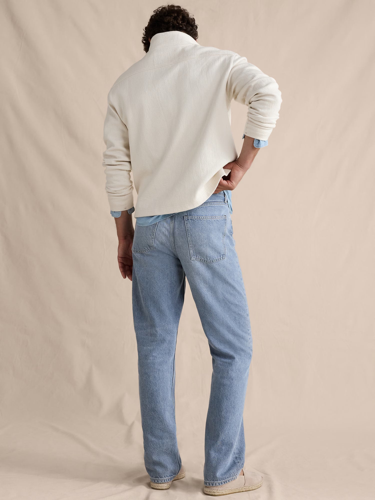 Leisure Fit Denim Jeans Men
