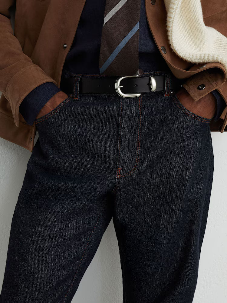 Minimalist Fit Denim Jeans Men