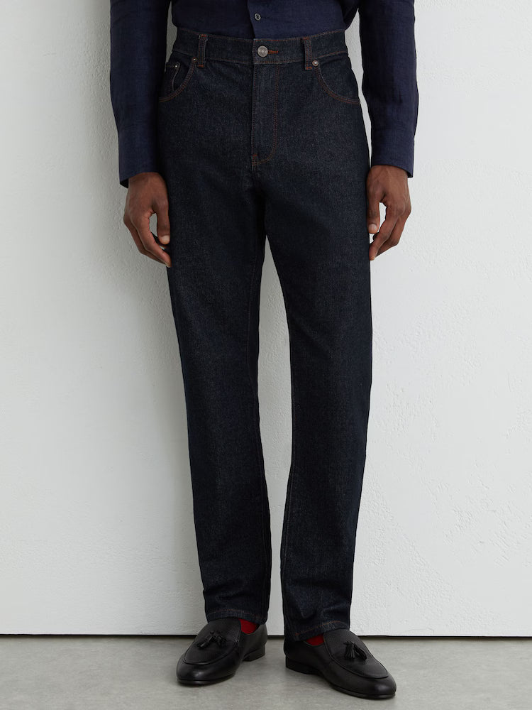 Minimalist Fit Denim Jeans Men