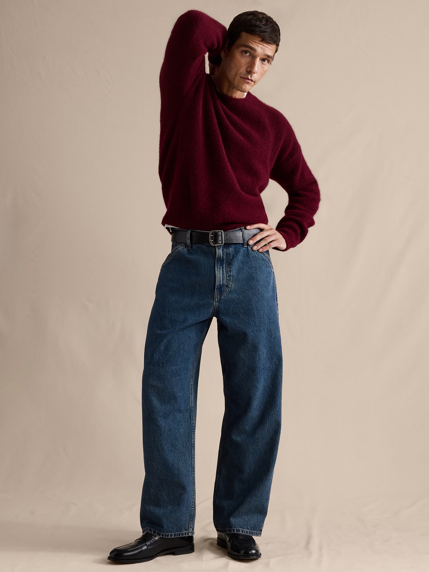 Relaxed Fit Denim Jeans Men