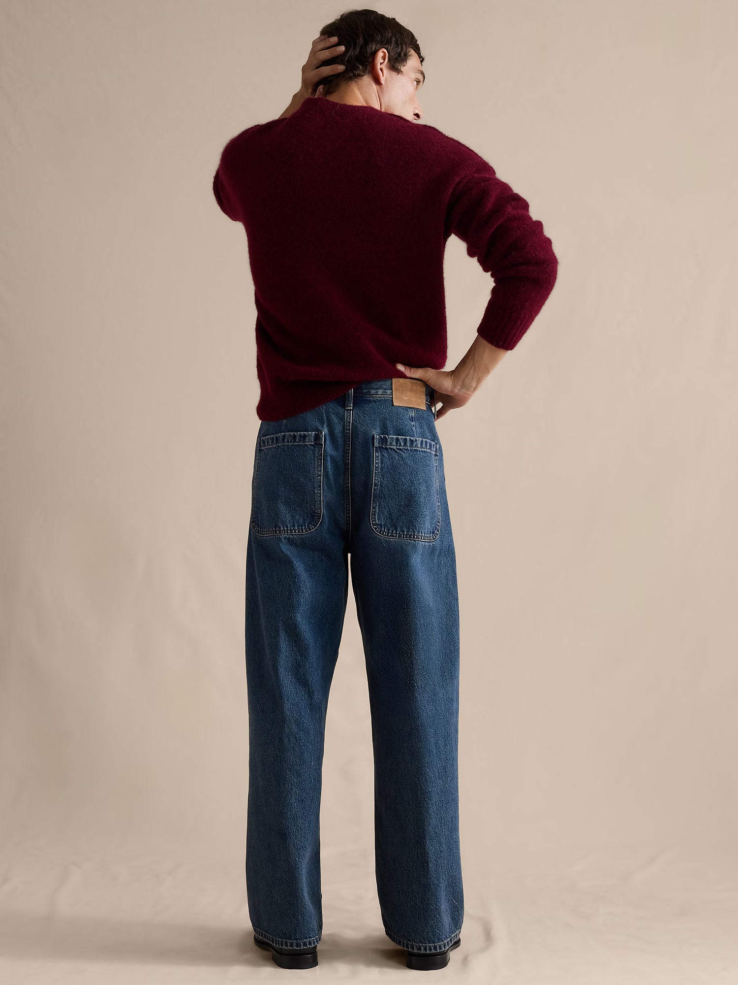 Relaxed Fit Denim Jeans Men
