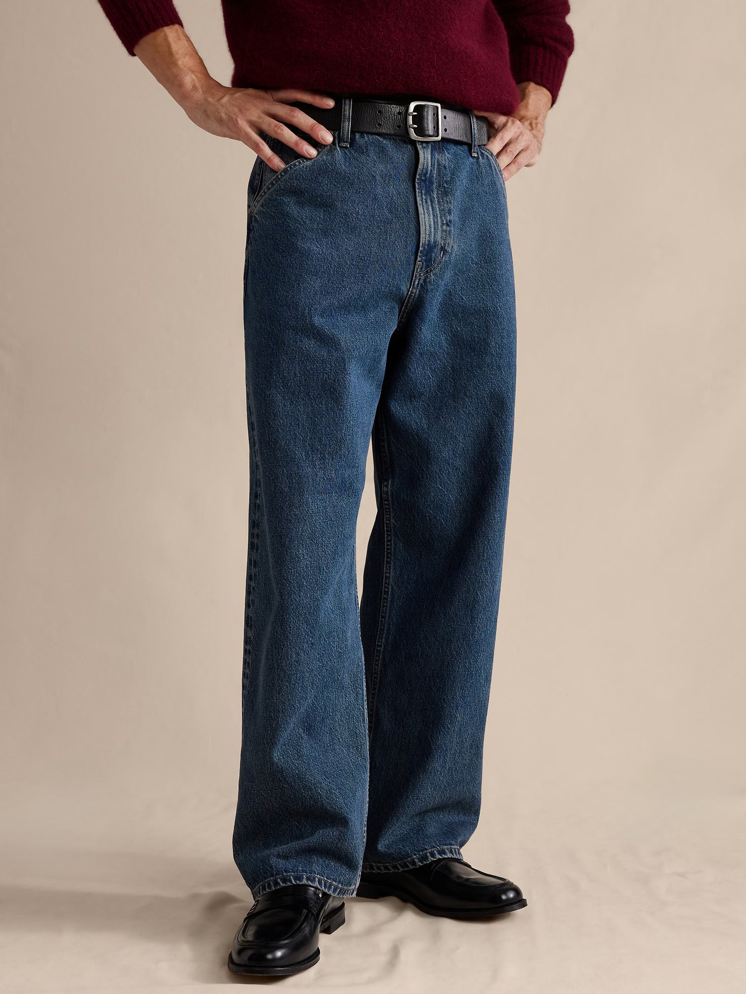 Relaxed Fit Denim Jeans Men