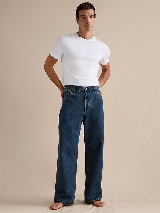 Relaxed Fit Denim Jeans Men