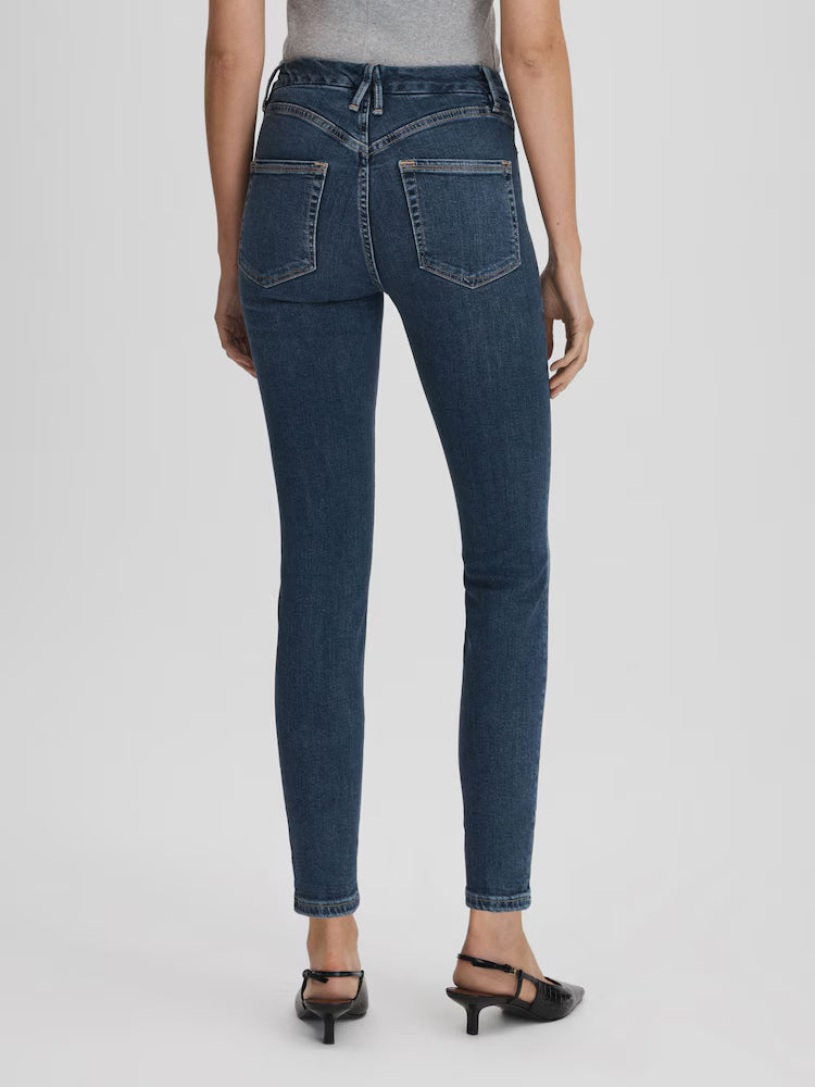 Skinny Fit Denim Jeans - Blue