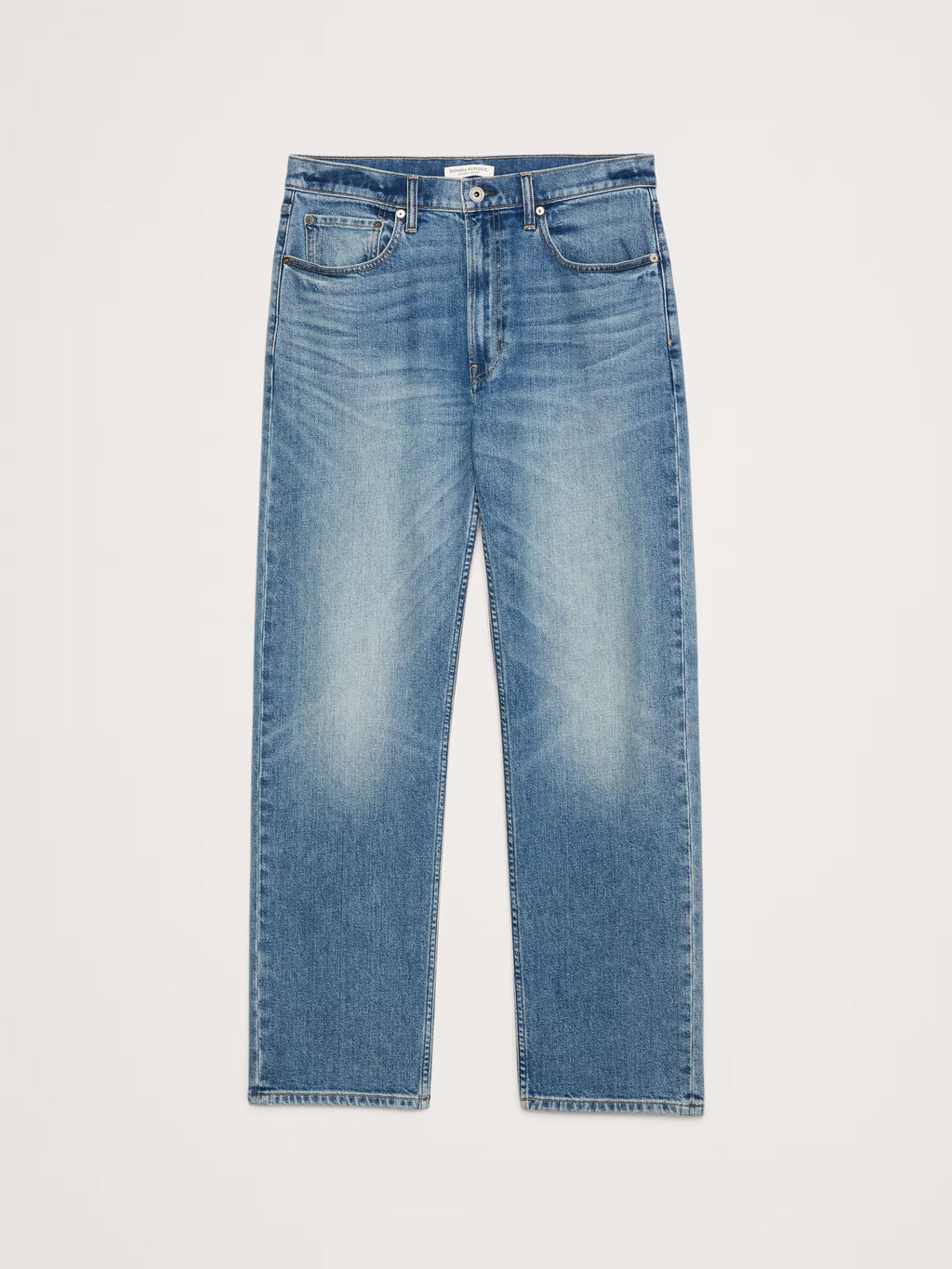Straight Fit Denim Jeans Men