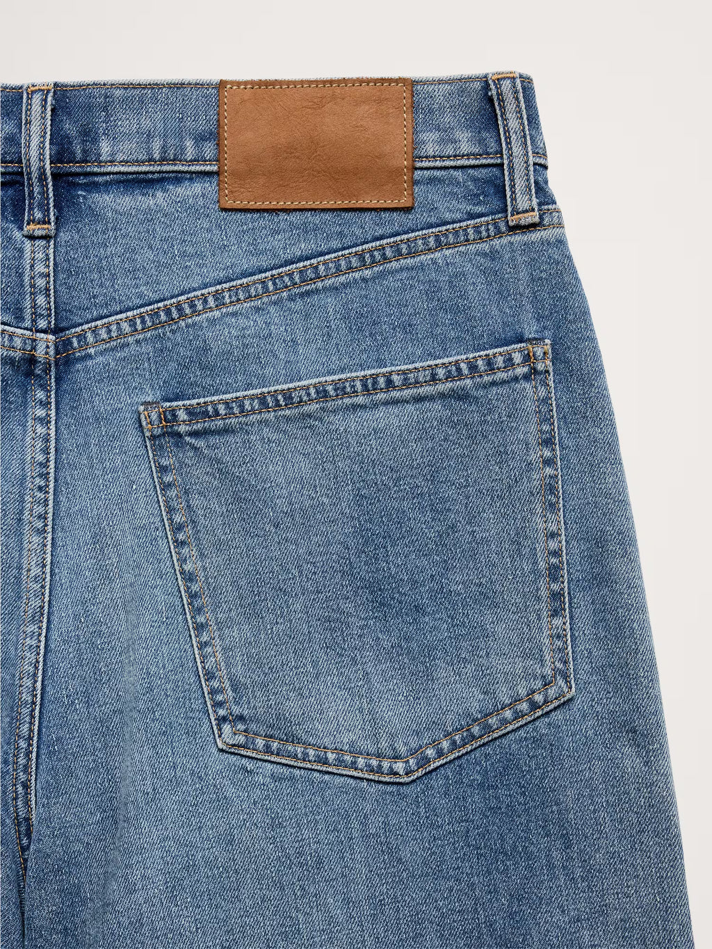 Straight Fit Denim Jeans Men