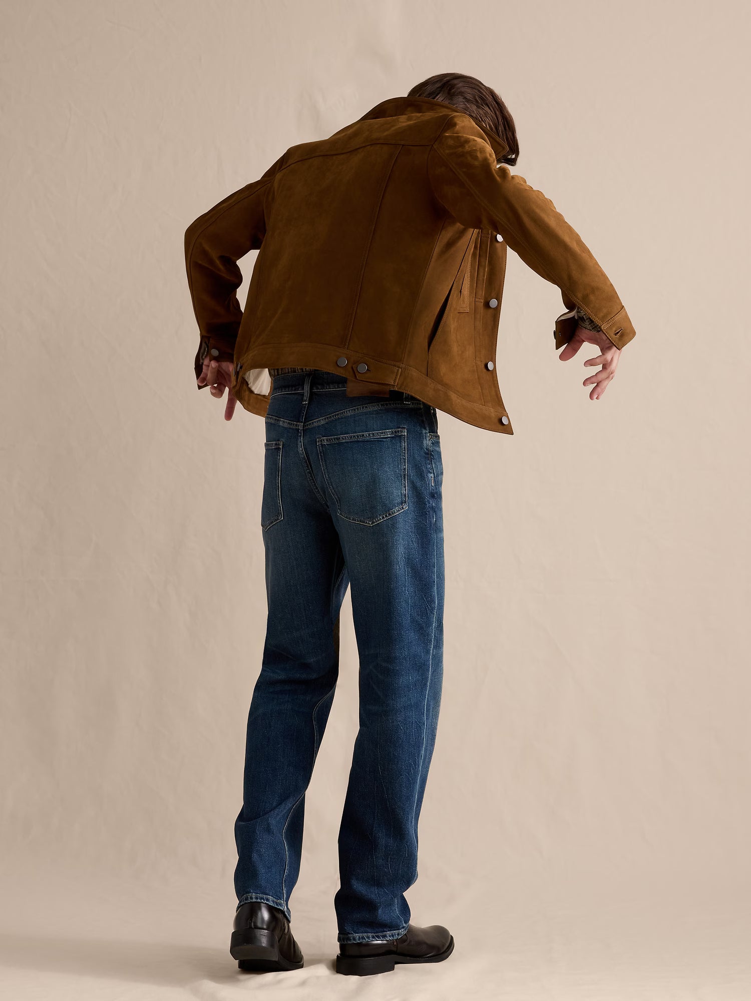 Straight Fit Denim Jeans Men