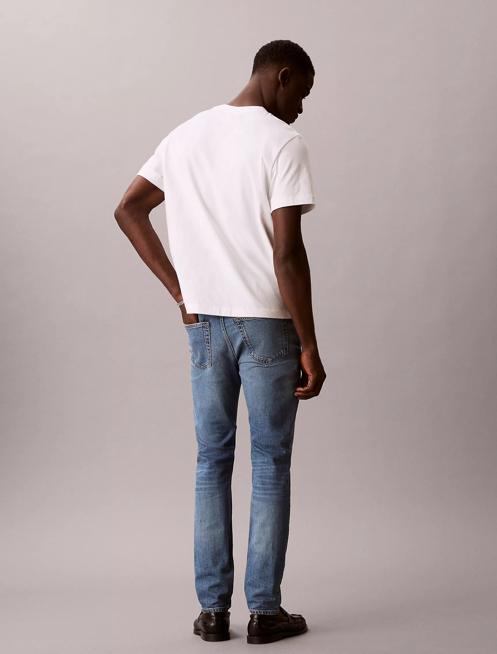 Tapered Fit Denim Jeans Men