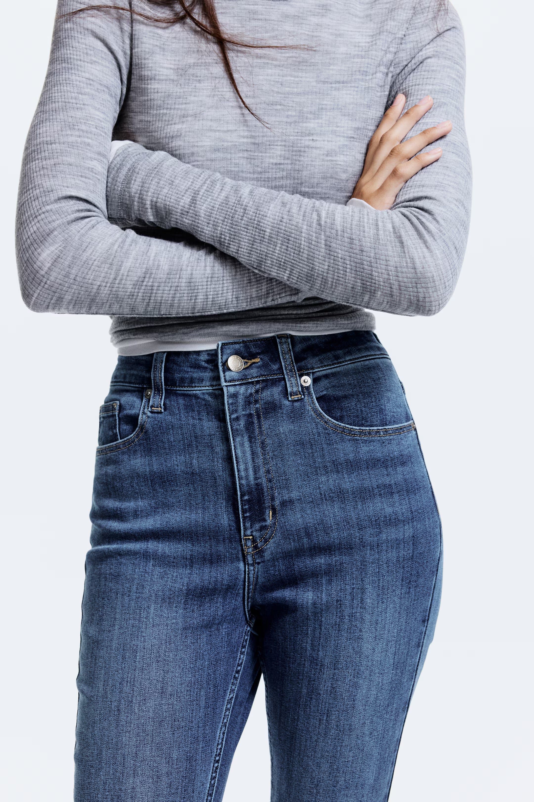 Tapered Fit Women Denim Jeans