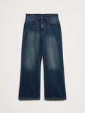 Wide Leg Relaxed Denim Jeans Men