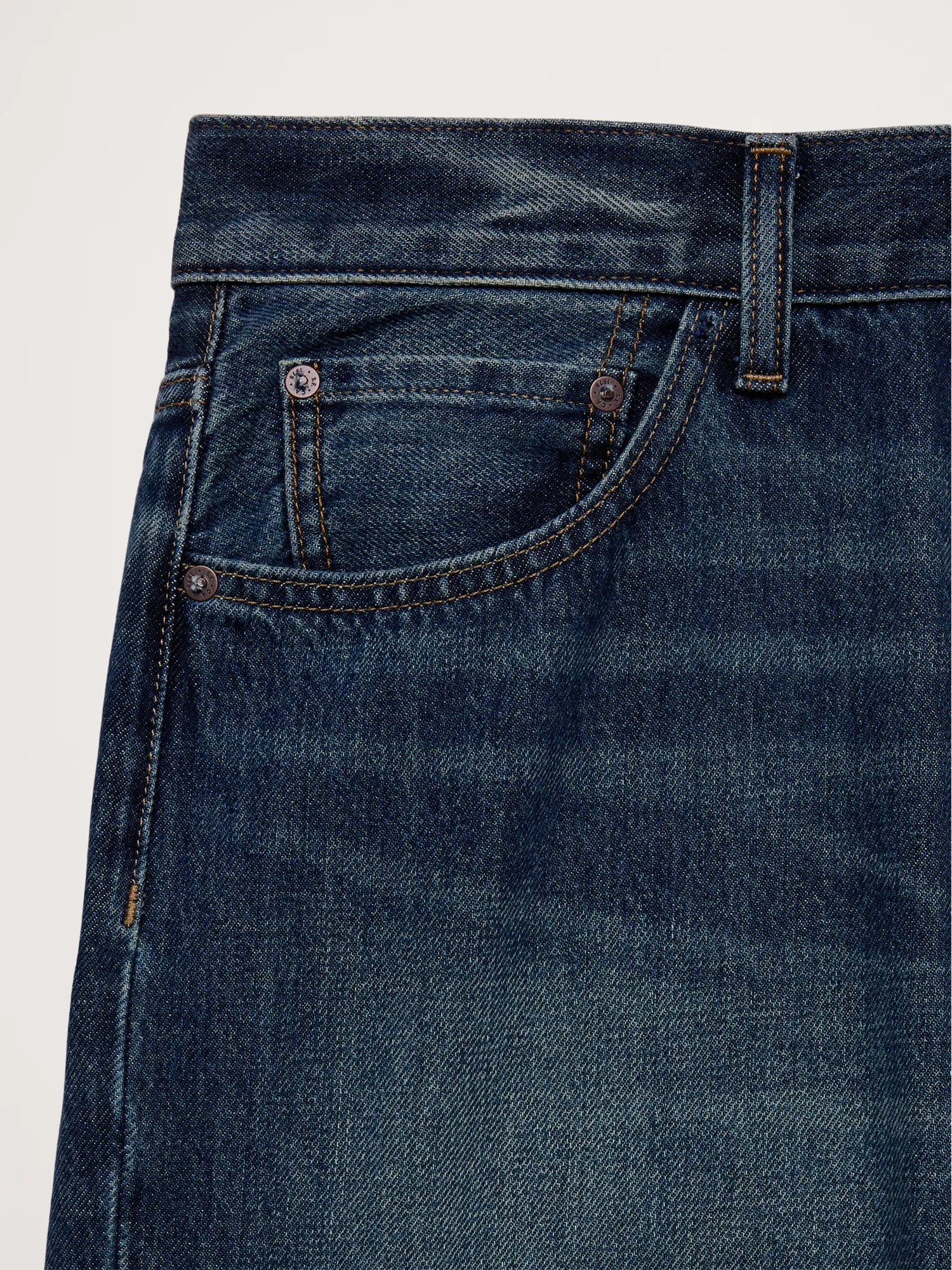 Wide Leg Relaxed Denim Jeans Men