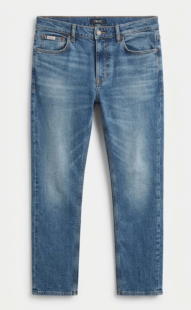 Tapered Fit Denim Jeans Men